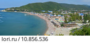 Пейзаж популярного курорта Архипо-Осиповка, панорама. Редакционное фото, фотограф Игорь Архипов / Фотобанк Лори