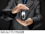 Family life insurance and policy. Стоковое фото, фотограф Jakub Jirsák / PantherMedia / Фотобанк Лори