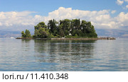 Греция. Остров Корфу. Ионическое море, вид на остров Понтикониси (2014 год). Стоковое видео, видеограф Яна Королёва / Фотобанк Лори