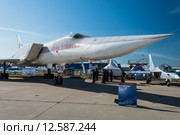 МАКС-2015. Стратегический ракетоносец-бомбардировщик Ту-22М3. Редакционное фото, фотограф Алексей Бок / Фотобанк Лори