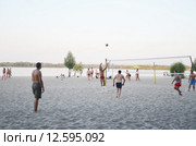 Пляжный волейбол (2011 год). Редакционное фото, фотограф Галина  Горбунова / Фотобанк Лори