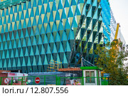 Строительство нового медиацентра НТВ в Останкине (2015 год). Редакционное фото, фотограф Владимир Князев / Фотобанк Лори