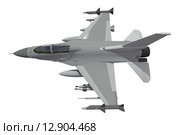 Трехмерная модель самолета стран НАТО. Самолет с боеприпасами. Стоковая иллюстрация, иллюстратор Владимир Хапаев / Фотобанк Лори