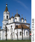 Тверь. Церковь Троицы Живоначальной в Затьмачье (2014 год). Стоковое фото, фотограф Михаил Ворожцов / Фотобанк Лори