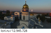 Православный монастырь, расположенный в Мелитополе (2015 год). Стоковое видео, видеограф Сергей Мнацаканов / Фотобанк Лори