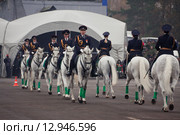 Interpolitex-2015. Конная полиция. Редакционное фото, фотограф Julia Shepeleva / Фотобанк Лори