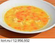 Вкусный куриный суп. Стоковое фото, фотограф Валерия Попова / Фотобанк Лори