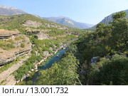 Дельта реки Морача летом, Черногория (2015 год). Стоковое фото, фотограф Алексей Гусев / Фотобанк Лори