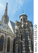 The St. Stephens Cathedral in Vienna, Austria. Стоковое фото, фотограф Юрий Брыкайло / Фотобанк Лори
