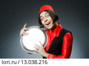 Man wearing red fez hat. Стоковое фото, фотограф Elnur / Фотобанк Лори