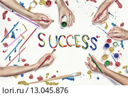 Team creative work. Стоковое фото, фотограф Sergey Nivens / Фотобанк Лори