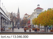 Центр города Сопот. Городской пейзаж. Межсезонье (2015 год). Редакционное фото, фотограф Svet / Фотобанк Лори
