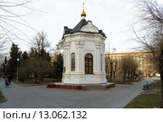 Часовня Александра Невского. Волгоград (2015 год). Редакционное фото, фотограф Владимир Арсентьев / Фотобанк Лори