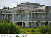 Заброшенное здание рыболовной базы в дельте волги (2014 год). Стоковое фото, фотограф Oleg Moiseykin / Фотобанк Лори