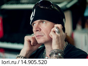 Саундчек. Сергей Маврин (2012 год). Редакционное фото, фотограф Евгения Празднова / Фотобанк Лори