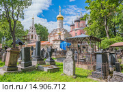 Донской мужской монастырь. Купол Малого собора монастыря, построенного в честь Донской иконы Божией Матери (2015 год). Стоковое фото, фотограф Владимир Князев / Фотобанк Лори