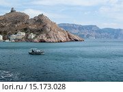 Крым. Балаклава. Вид на Генуэзскую крепость (2014 год). Стоковое фото, фотограф Александр  Буторин / Фотобанк Лори