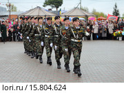 Шеренга патриотов и патриоток (2015 год). Редакционное фото, фотограф Анатолий Матвейчук / Фотобанк Лори