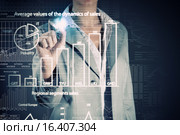 Avarage sales dynamics. Стоковое фото, фотограф Sergey Nivens / Фотобанк Лори