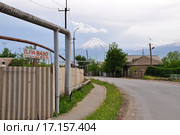 Вид на Арарат, деревня Покр Веди. Армения (2011 год). Редакционное фото, фотограф Евгений Суворов / Фотобанк Лори