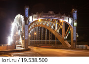 Мост Петра Великого (Большеохтинский), Санкт-Петербург (2016 год). Стоковое фото, фотограф Сергей Афанасьев / Фотобанк Лори
