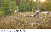 Сельский забор. Стоковое фото, фотограф Алёна Корж / Фотобанк Лори