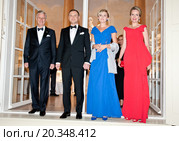 Official visit to Poland paid by His Majesty the King of the Belgians and Her Majesty the Queen of the Belgians. Reception hosted by His Majesty the King of the Belgians and Her Royal Majesty the Queen of Belgium. Редакционное фото, агентство BE&W Photo / Фотобанк Лори