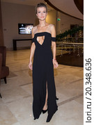 Joanna Krupa in sexy black dress at polish premiere of new Renault cars. Редакционное фото, агентство BE&W Photo / Фотобанк Лори
