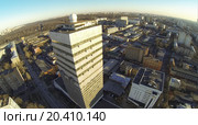 Cityscape with park and residential district (2013 год). Редакционное фото, фотограф Losevsky Pavel / Фотобанк Лори