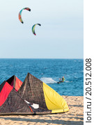 Kite on the sand. Стоковое фото, фотограф Arpad Radoczy / PantherMedia / Фотобанк Лори