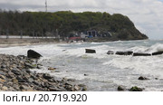 Шторм на море. Стоковое видео, видеограф Олег Хархан / Фотобанк Лори