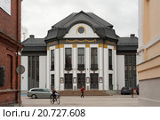 Тарту, Эстония. Бывший театр "Сакала" (2015 год). Редакционное фото, фотограф Бурмистрова Ирина / Фотобанк Лори