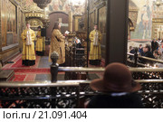 Праздничная литургия в Успенском соборе Московского Кремля (2016 год). Редакционное фото, фотограф Дмитрий Неумоин / Фотобанк Лори