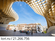 Современная архитектура, Metropol Parasol, Севилья (2015 год). Редакционное фото, фотограф Ирина Мойсеева / Фотобанк Лори