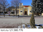 Октябрьские ванны на Курортном бульваре зимой, Кисловодск (2016 год). Редакционное фото, фотограф Алексей Гусев / Фотобанк Лори