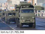 "Панцирь-С1", российский самоходный зенитный ракетно-пушечный комплекс (ЗРПК) наземного базирования на колёсном шасси КамАЗ-6560 (2015 год). Редакционное фото, фотограф Михеев Алексей / Фотобанк Лори