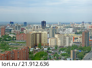 Новосибирск вид с высоты, с улицы Военной (2012 год). Редакционное фото, фотограф Антон Ильяшенко / Фотобанк Лори