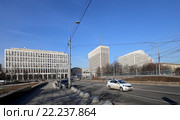 Офисное здание на Житной улице, Москва, Россия (2016 год). Стоковое фото, фотограф Владимир Журавлев / Фотобанк Лори