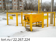 Газовая распределительная станция (2016 год). Стоковое фото, фотограф Инга Прасолова / Фотобанк Лори