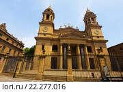 Santa Maria la Real Cathedral in Pamplona, Spain (2015 год). Редакционное фото, фотограф Яков Филимонов / Фотобанк Лори