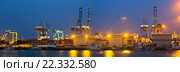 night view of Port. Стоковое фото, фотограф Яков Филимонов / Фотобанк Лори