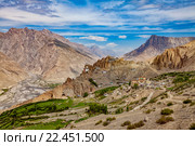Dhankar Gompa. India. Spiti Valley. Стоковое фото, фотограф Андрей Армягов / Фотобанк Лори