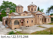 Монастырь Святого Дионисиоса в пасмурный день, Греция. Стоковое фото, фотограф Сергей Старуш / Фотобанк Лори