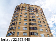 Andreevka, Russia - April 11.2016. residential complex Uyutniy. Редакционное фото, фотограф Володина Ольга / Фотобанк Лори