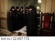 Монашеский постриг в Новодевичьем монастыре, 2016 год, город Москва. Редакционное фото, фотограф Дмитрий Неумоин / Фотобанк Лори