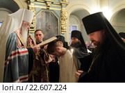Монашеский постриг в Новодевичьем монастыре, 2016 год, город Москва. Редакционное фото, фотограф Дмитрий Неумоин / Фотобанк Лори