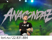 Сергей Карамушкин, группа «Anacondaz» (2015 год). Редакционное фото, фотограф Голованов Сергей / Фотобанк Лори