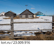 Село Колва, Усинский район, Коми, 2016 год. Стоковое фото, фотограф Сергей Гаврилов / Фотобанк Лори