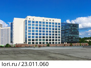 Город Москва. Бизнес-центр «Газойл-Сити» (2016 год). Редакционное фото, фотограф Зобков Юрий / Фотобанк Лори