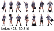 Composite photo of naked businessman on white. Стоковое фото, фотограф Elnur / Фотобанк Лори